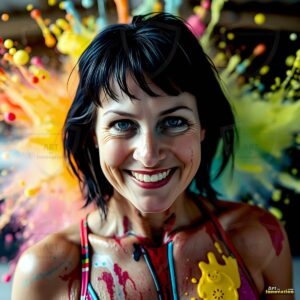 Paint splat fun Art – 1×1 #0109