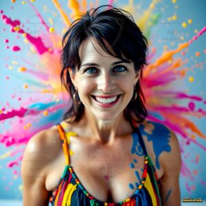 Paint splat fun Art – 1×1 #0110