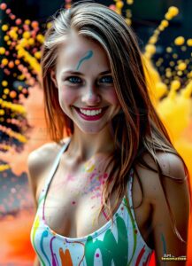 Paint splat fun Art – 3×4 #0101