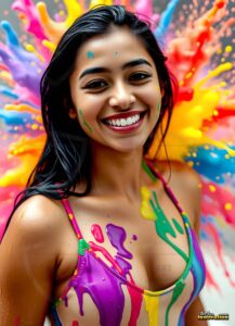 Paint splat fun Art – 3×4 #0120