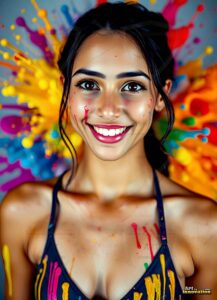 Paint splat fun Art – 3×4 #0125