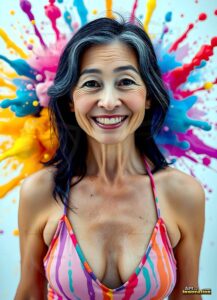 Paint splat fun Art – 3×4 #0152