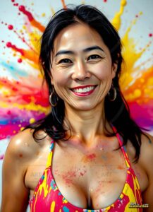 Paint splat fun Art – 3×4 #0154