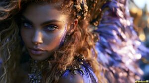 Angels from Above – Female Angel Art – AI Fantasy Art