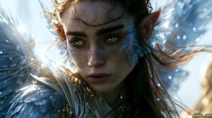 Angels from Above – Female Angel Art – AI Fantasy Art