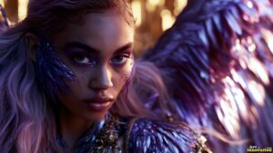 Angels from Above – Female Angel Art – AI Fantasy Art