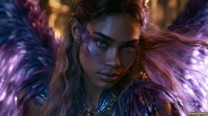 Angels from Above – Female Angel Art – AI Fantasy Art