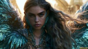 Angels from Above – Female Angel Art – AI Fantasy Art