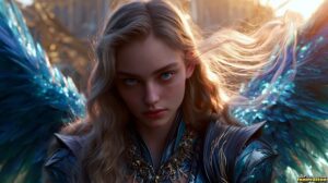 Angels from Above – Female Angel Art – AI Fantasy Art