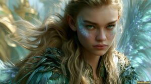 Angels from Above – Female Angel Art – AI Fantasy Art