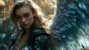 Angels from Above – Female Angel Art – AI Fantasy Art