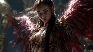 Angels from Above – Female Angel Art – AI Fantasy Art