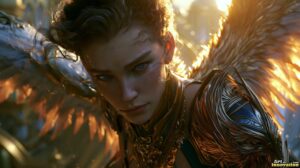 Angels from Above – Female Angel Art – AI Fantasy Art