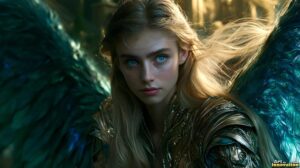 Angels from Above – Female Angel Art – AI Fantasy Art