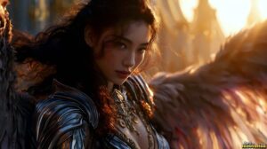 Angels from Above – Female Angel Art – AI Fantasy Art