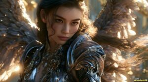 Angels from Above – Female Angel Art – AI Fantasy Art