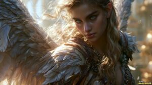 Angels from Above – Female Angel Art – AI Fantasy Art