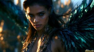 Angels from Above – Female Angel Art – AI Fantasy Art