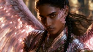 Angels from Above – Female Angel Art – AI Fantasy Art