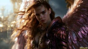 Angels from Above – Female Angel Art – AI Fantasy Art