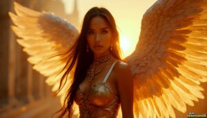 Angels from Above – Female Angel Art – AI Fantasy Art