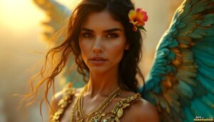 Angels from Above – Female Angel Art – AI Fantasy Art