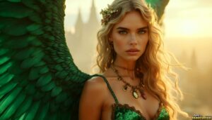 Angels from Above – Female Angel Art – AI Fantasy Art