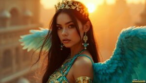 Angels from Above – Female Angel Art – AI Fantasy Art