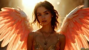 Angels from Above – Female Angel Art – AI Fantasy Art