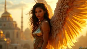 Angels from Above – Female Angel Art – AI Fantasy Art