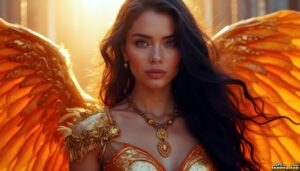 Angels from Above – Female Angel Art – AI Fantasy Art