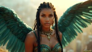 Angels from Above – Female Angel Art – AI Fantasy Art