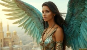 Angels from Above – Female Angel Art – AI Fantasy Art