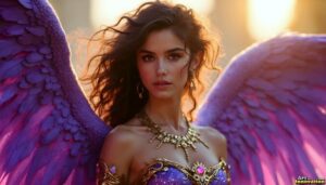 Angels from Above – Female Angel Art – AI Fantasy Art