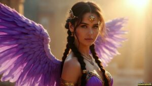 Angels from Above – Female Angel Art – AI Fantasy Art