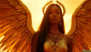 Angels from Above – Female Angel Art – AI Fantasy Art