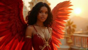 Angels from Above – Female Angel Art – AI Fantasy Art