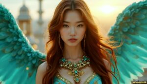 Angels from Above – Female Angel Art – AI Fantasy Art