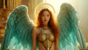 Angels from Above – Female Angel Art – AI Fantasy Art