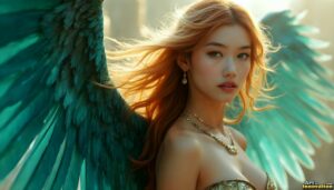 Angels from Above – Female Angel Art – AI Fantasy Art