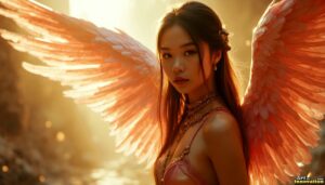 Angels from Above – Female Angel Art – AI Fantasy Art