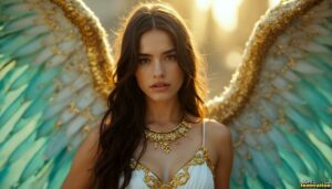 Angels from Above – Female Angel Art – AI Fantasy Art