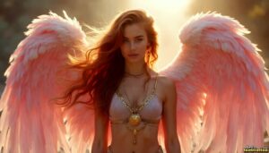 Angels from Above – Female Angel Art – AI Fantasy Art