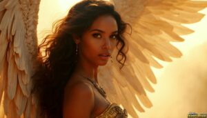 Angels from Above – Female Angel Art – AI Fantasy Art