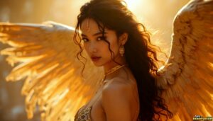 Angels from Above – Female Angel Art – AI Fantasy Art