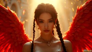 Angels from Above – Female Angel Art – AI Fantasy Art