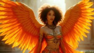 Angels from Above – Female Angel Art – AI Fantasy Art
