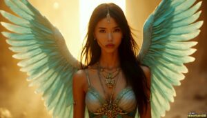 Angels from Above – Female Angel Art – AI Fantasy Art