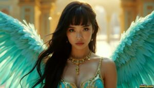 Angels from Above – Female Angel Art – AI Fantasy Art