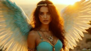 Angels from Above – Female Angel Art – AI Fantasy Art
